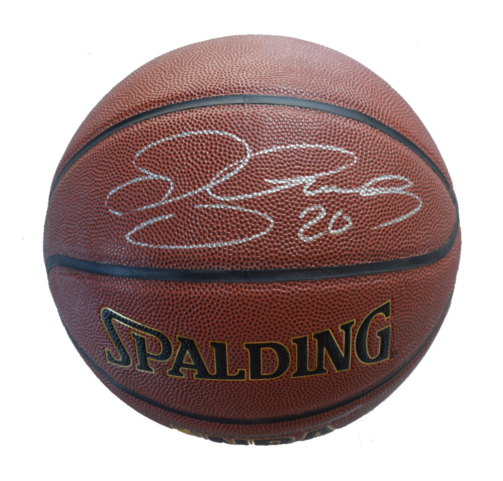 ray allen signed basketball