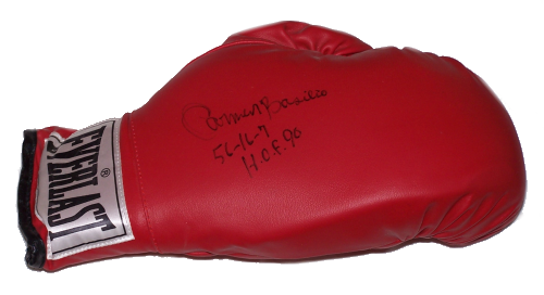 Carmen Basilio Autographed Boxing Glove