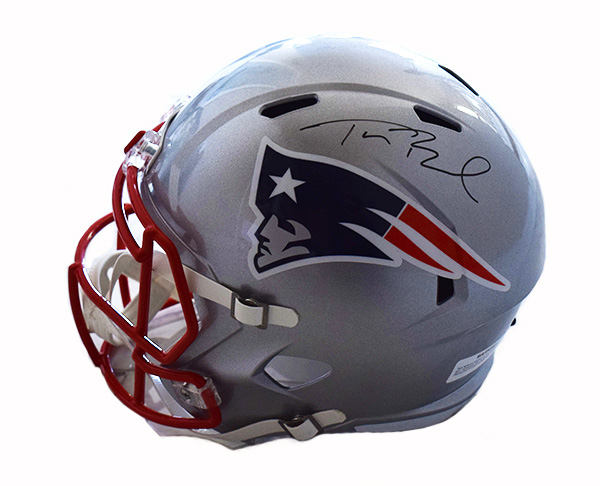 Tom Brady Autographed Helmet