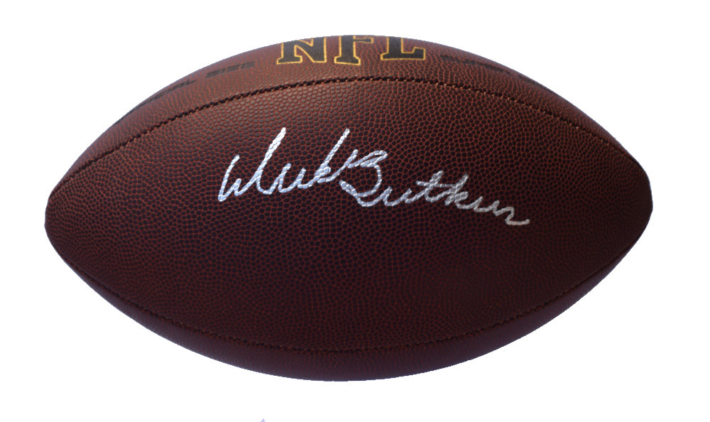 Dick Butkus signed football