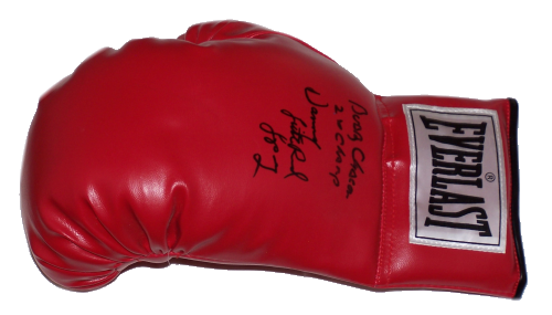 Bobby Chacon and Danny Lopez Autographed Boxing Glove