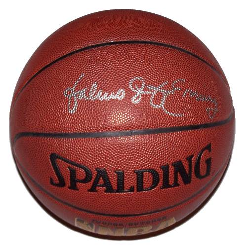 Julius Dr J. Erving Autographed Basketball