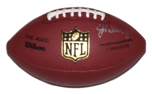 John Elway Autographed Football