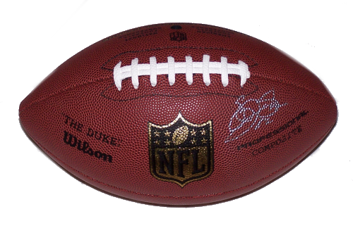 Emmitt Smith Autographed Football
