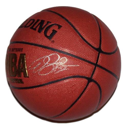 Derek Fisher Autographed Basketball
