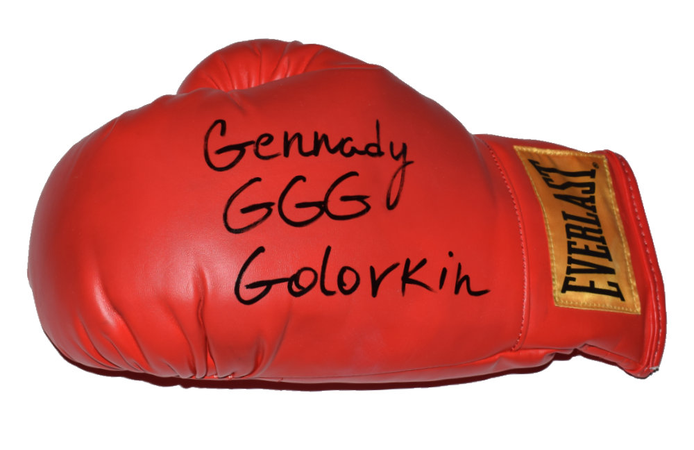 gennady golovkin signed boxing glove