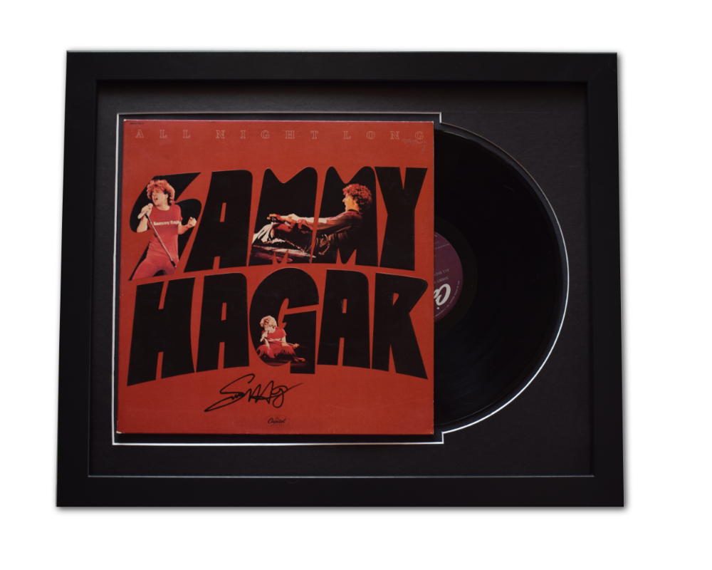 sammy hagar signed vinyl album
