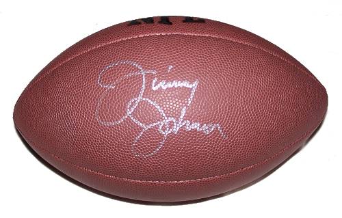 Jimmy Johnson Autographed Football