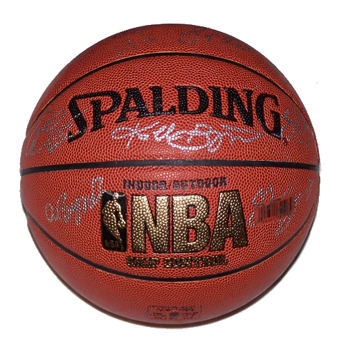LA Lakers Team Autographed Basketball