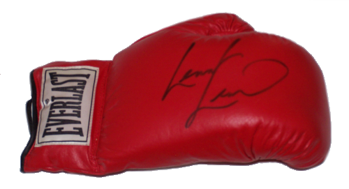 Lennox Lewis Autographed Boxing Glove