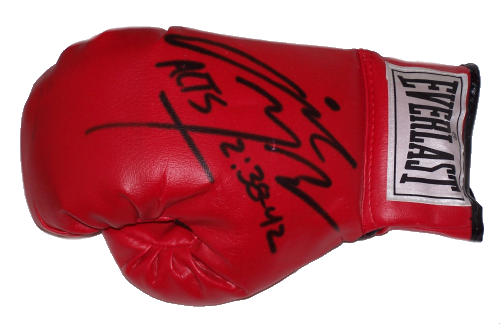 Angel Manfredy Autographed Boxing Glove