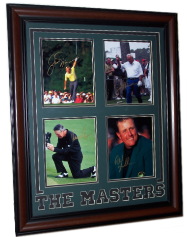 The Masters Autographed Photo Collage