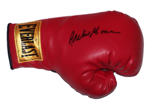 Archie Moore Autographed Boxing Glove