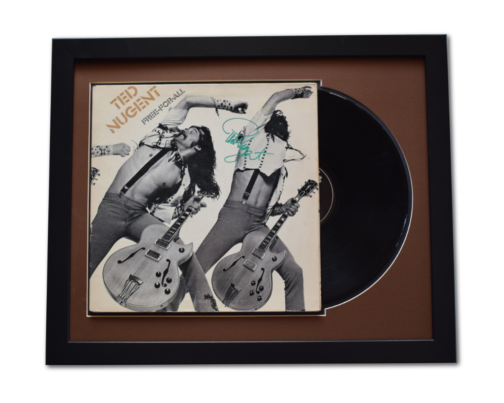 ted nugent signed vinyl album