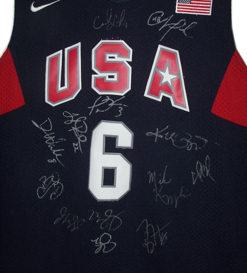 2008 Olympic Team Autographed Basketball