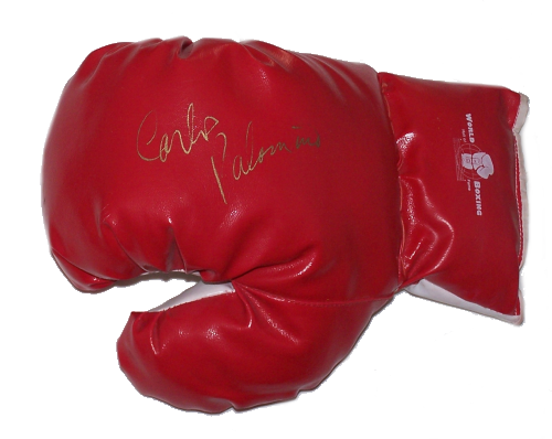 Carlos Palomini Autographed Boxing Glove