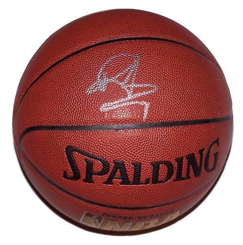 Tony Parker Autographed Basketball
