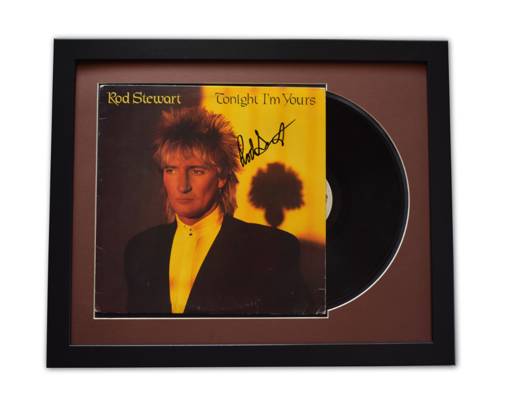 rod stewart signed vinyl album