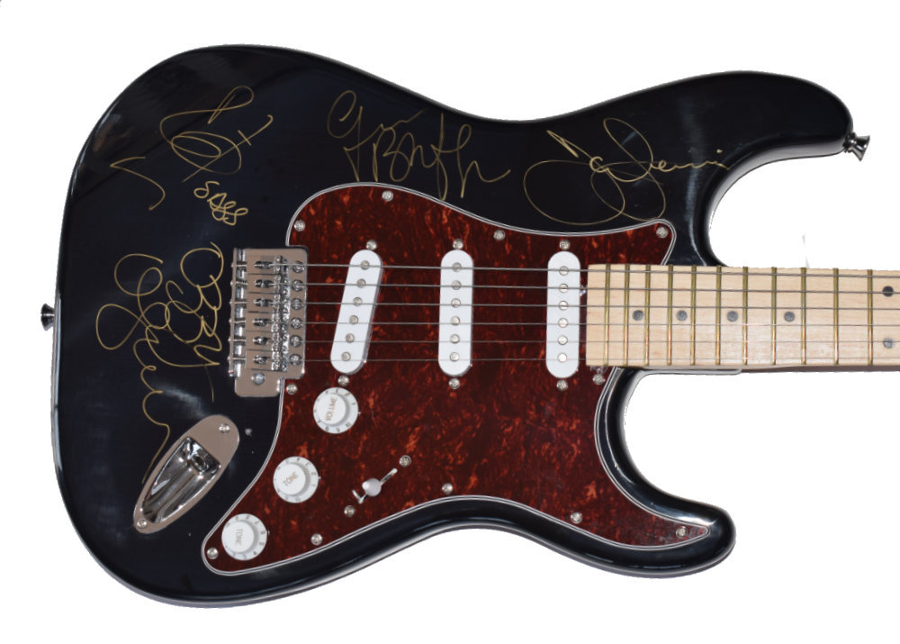 Black Sabbath Autographed Guitar