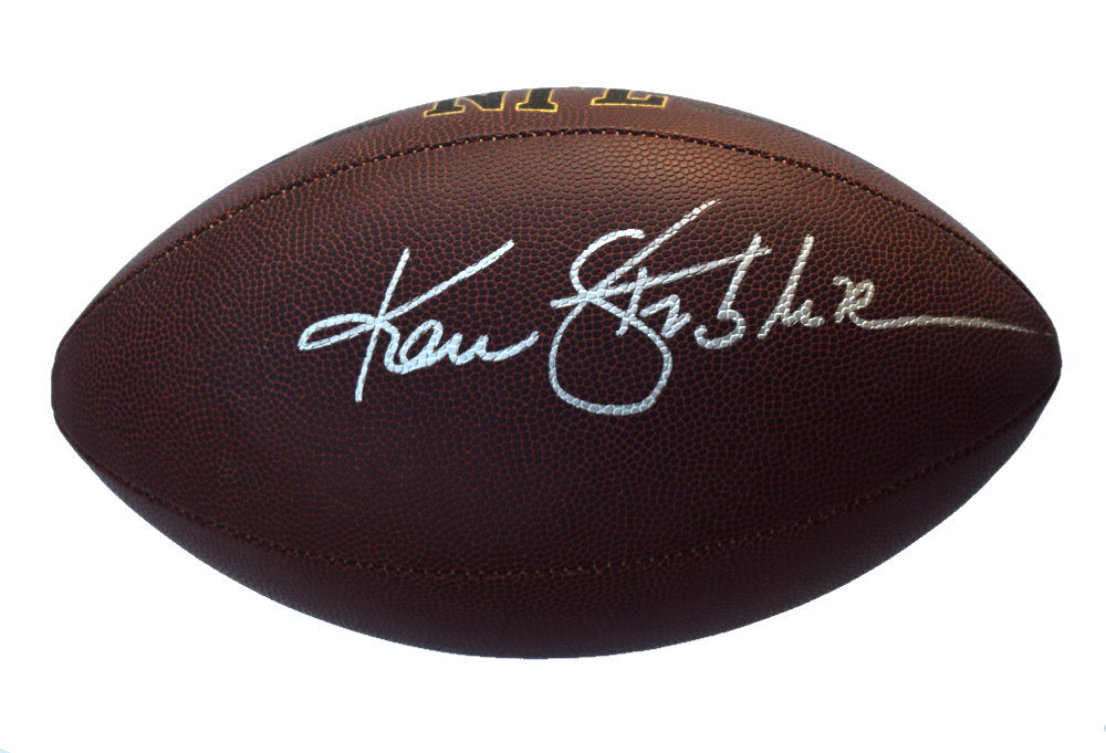Ken Stabler signed football