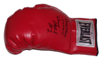 Bobby Chacon and Danny Lopez signed boxing glove