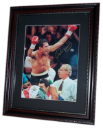 oscar de la hoya signed photo