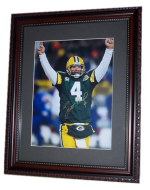 brett favre signed photo