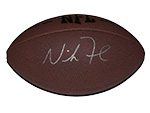 Nick Foles signed football