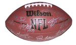 new orleans saints team signed football