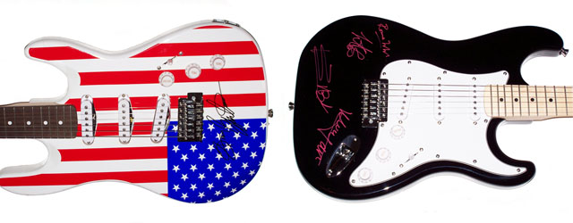 autographed guitars