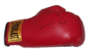 Willie Pep signed boxing glove